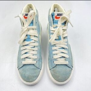 Nike Blazer Mid Blue Trainers​​​